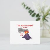 Pompeii de vloer is Lava Briefkaart (Staand voorkant)