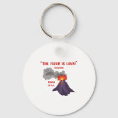 Pompeii de vloer is Lava Sleutelhanger (Voorkant)