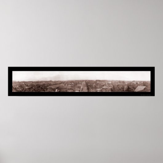 Pompeii Destroyed City Foto 1909 Poster (Voorkant)