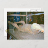 Pompeii, een van de bewoners die in de as gevangen briefkaart (Voorkant / Achterkant)