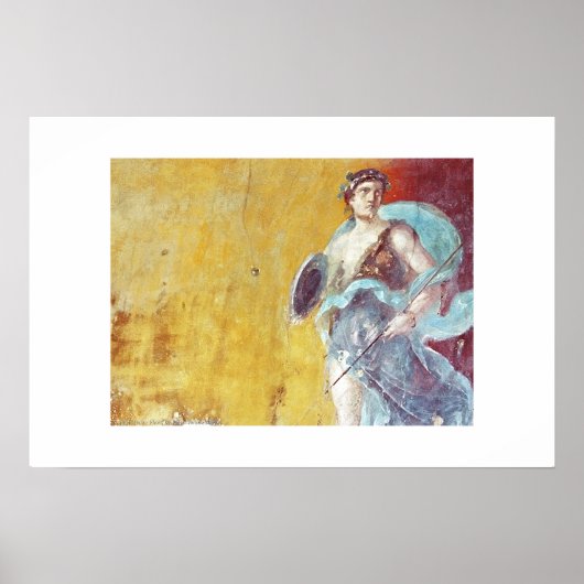 Pompeii Fresco Poster (Voorkant)