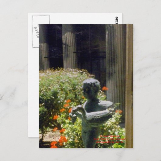 Pompeii Garden Statue Briefkaart (Voorkant / Achterkant)