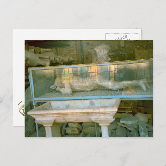 Pompeii, ingezetene 70CE Briefkaart (Voorkant / Achterkant)