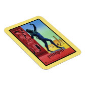 Pompeii Italiaans reisposter Magneet (Rechterzijde)