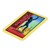 Pompeii Italiaans reisposter Magneet (Linkerzijde)