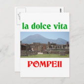 Pompeii Italië Briefkaart (Voorkant / Achterkant)