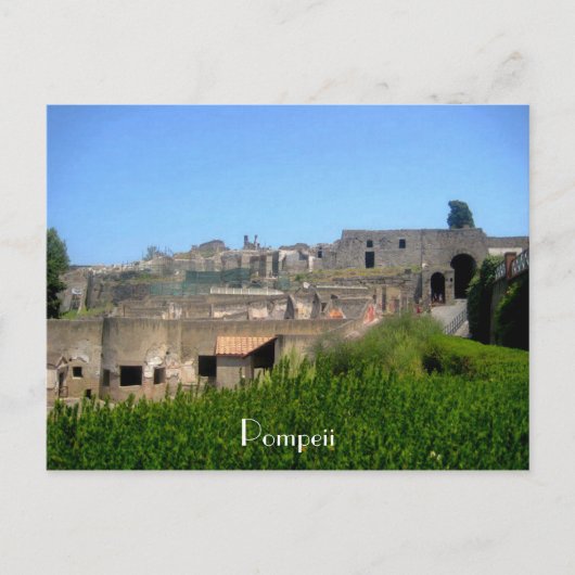 Pompeii Italië Briefkaart (Voorkant)