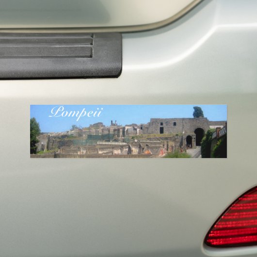 Pompeii Italië Bumpersticker (Op auto)