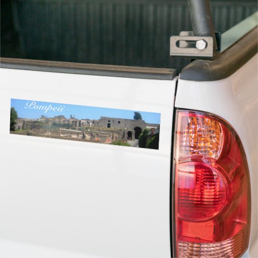 Pompeii Italië Bumpersticker (Op Truck)