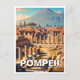 Pompeii Italië Mount Vesuvius Reizen Briefkaart