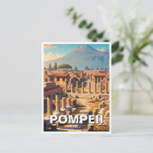Pompeii Italië Mount Vesuvius Reizen Briefkaart (Staand voorkant)