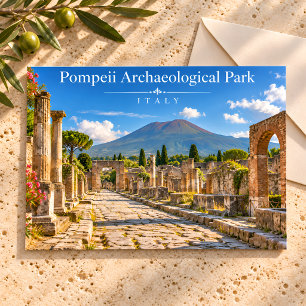 Pompeii Italië Oude Ruïnes Ansichtkaart Briefkaart