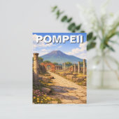 Pompeii Italië Reizen Briefkaart (Staand voorkant)