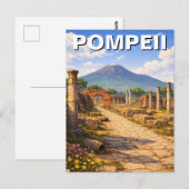 Pompeii Italië Reizen Briefkaart (Voorkant / Achterkant)