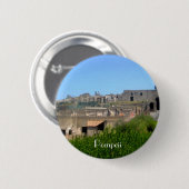 Pompeii Italië Ronde Button 5,7 Cm (Voorkant /achterkant)