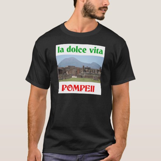 Pompeii Italië T-shirt (Voorkant)
