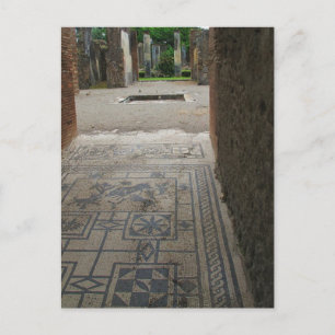 Pompeii Mosaic Floor Briefkaart