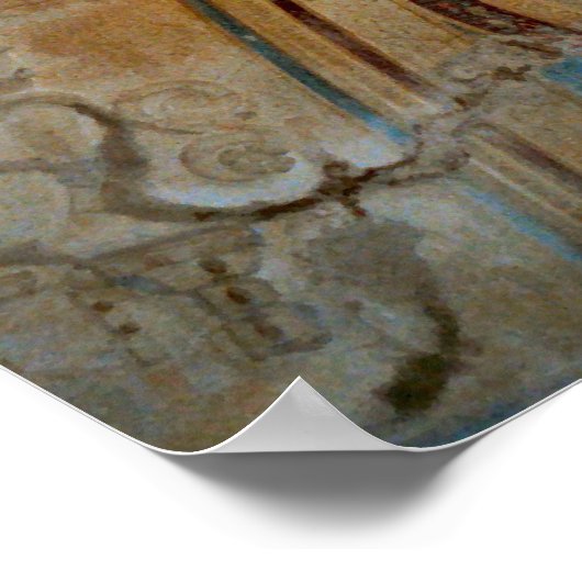 Pompeii, Murals on an arched ceiling Poster (Hoek)