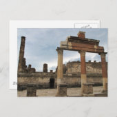 Pompeii - Overige kolommen van de Arcade Briefkaart (Voorkant / Achterkant)