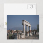 Pompeii, Pillars in het Forum Briefkaart (Voorkant / Achterkant)