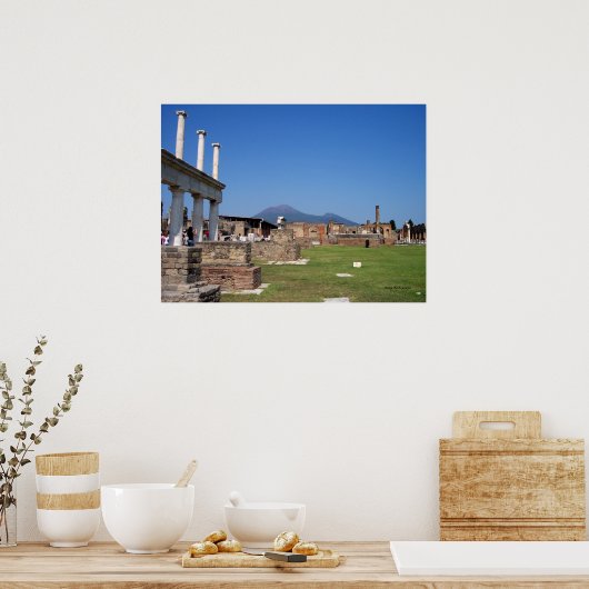 pompeii poster (Keuken)