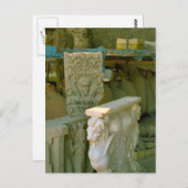 Pompeii, replica van oude artefacten briefkaart (Voorkant / Achterkant)