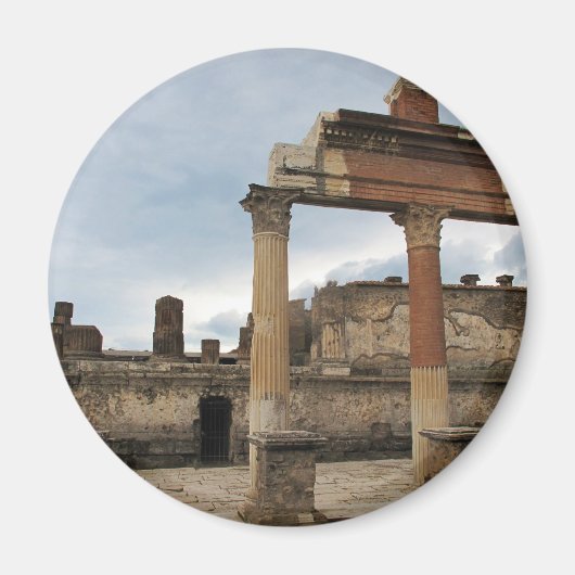 Pompeii - Resterende zuilen van de Arcade Magneet (Voorkant)