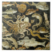 Pompeii Roman Marine Creatures Keramische Tegel Tegeltje (Voorkant)