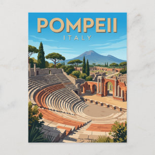 Pompeii Theater District Italië Briefkaart