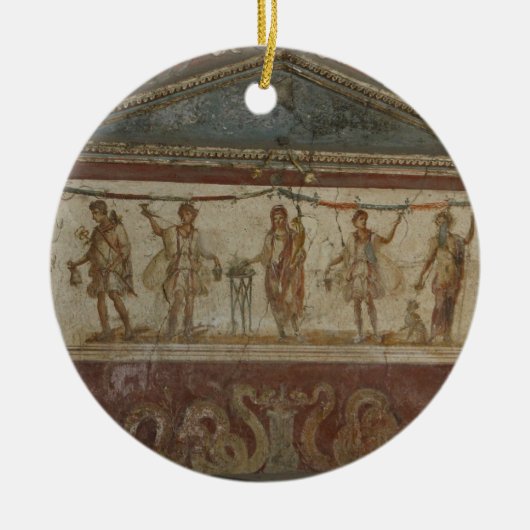 Pompeii Treasures aangepast versiering Keramisch Ornament (Voorkant)