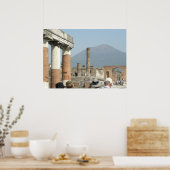 Pompeii-Vesuvius Poster (Keuken)