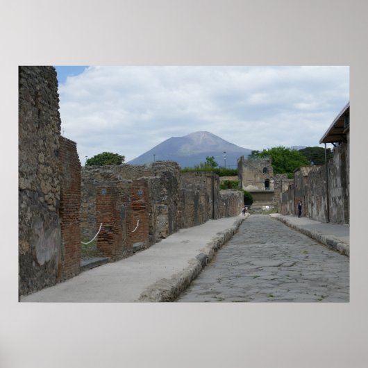 Pompeii-Vesuvius Poster (Voorkant)