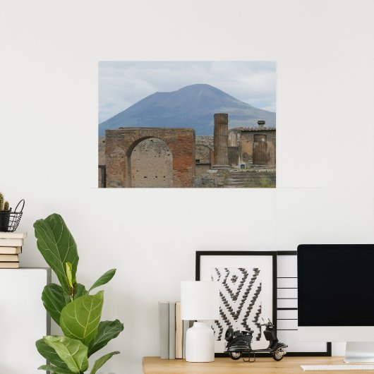 Pompeii-Vesuvius Poster (Thuiskantoor)
