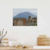 Pompeii-Vesuvius Poster (Keuken)