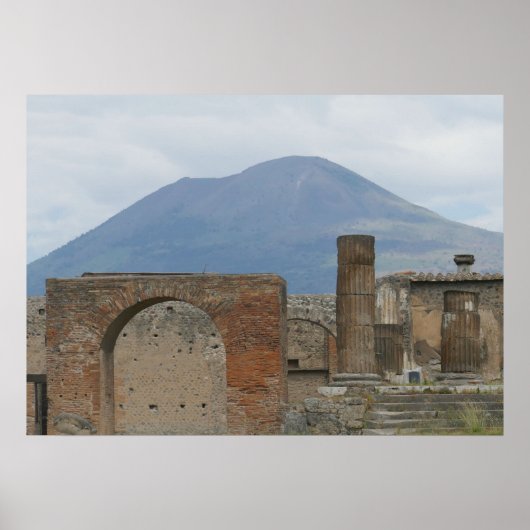 Pompeii-Vesuvius Poster (Voorkant)