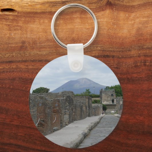 Pompeii-Vesuvius Sleutelhanger (Voorkant)