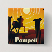 Pompeii Vierkante Button 5,1 Cm (Voorkant)