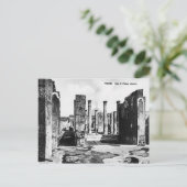 Pompeii, Villa en Vesuvius Briefkaart (Staand voorkant)