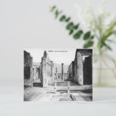 Pompeii, Villa en Vesuvius Briefkaart (Staand voorkant)