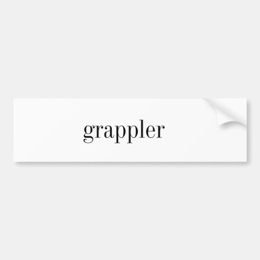 pompelbumper bumpersticker (Voorkant)