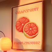 Pompelmoes | Poster van pamplemousse frans