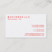 pompelmoes. visitekaartje (Achterkant)