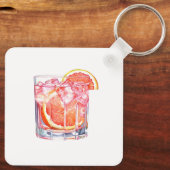 pompelmoescitruscocktail sleutelhanger (Achterkant)