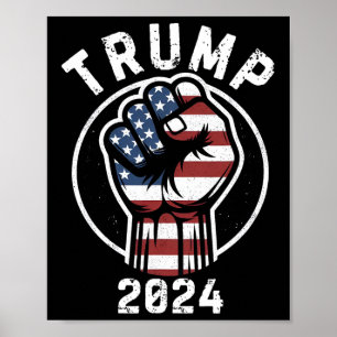 Pompen Eerste Stem Republikeinse 2024 Amerikaanse Poster
