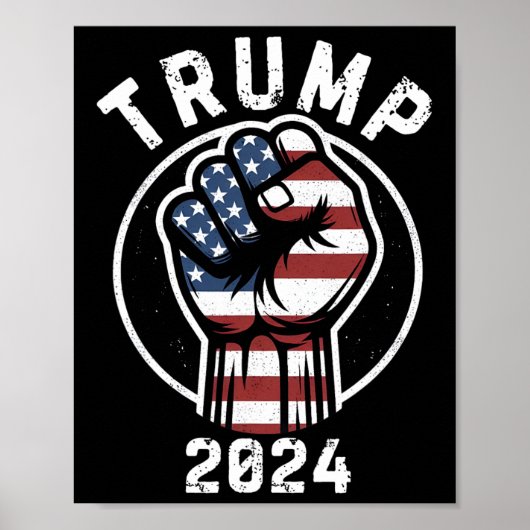 Pompen Eerste Stem Republikeinse 2024 Amerikaanse  Poster (Voorkant)