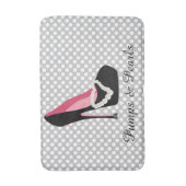 Pompen en parelmoerassen badmat (Voorkant Verticaal)