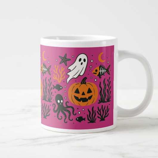 pompen in de oceaan grote koffiekop (Rechts)