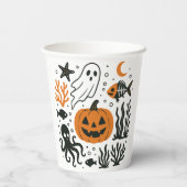 pompen in de oceaan papieren bekers (Achterkant)