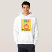 Pompen in Halloween met ballonnen bewerkbaar Hoodie (Voorkant volledig)
