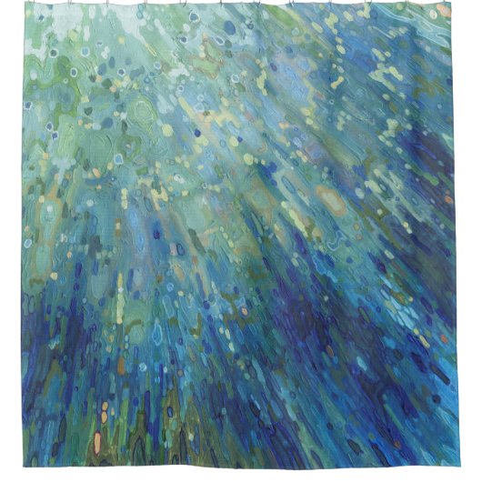 Pompen in het Ocean Bathroom douchergordijn Juul Douchegordijn (Voorkant)